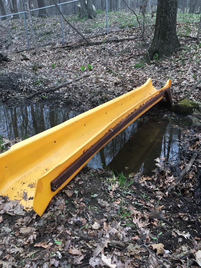 I Built A Dam From What I Could Find