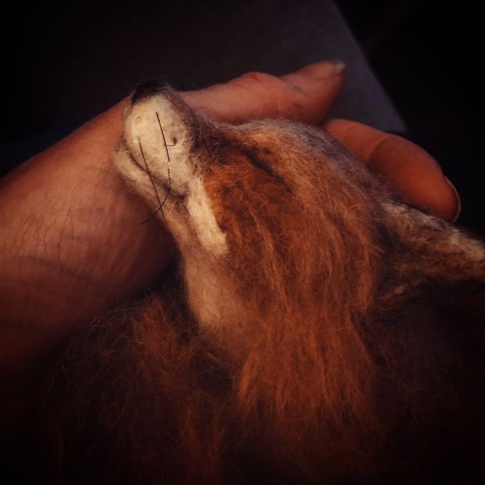 Needlefelted Fox