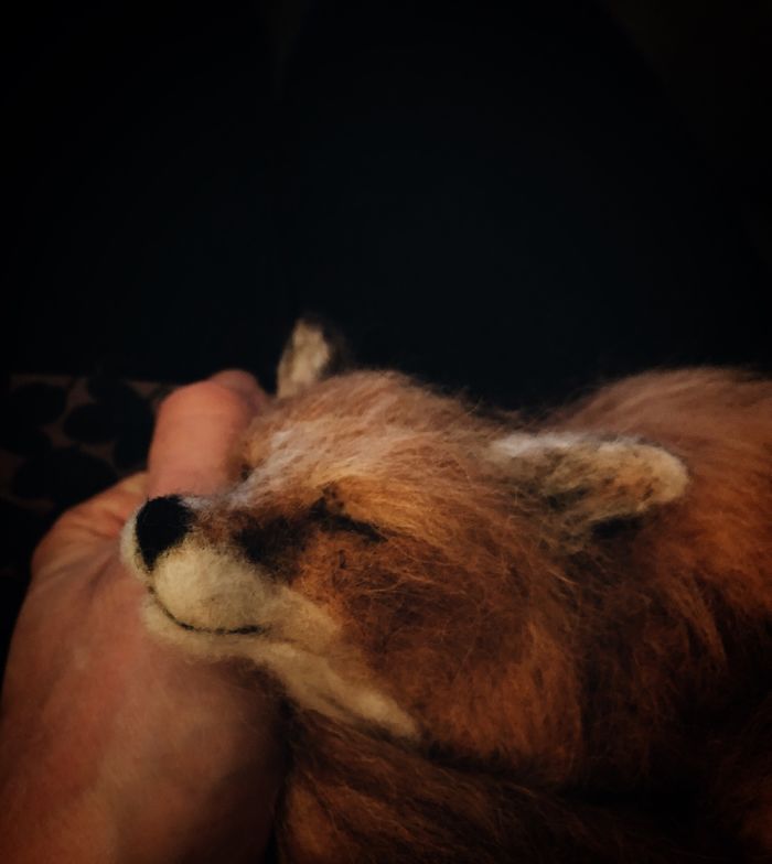 Needlefelted Fox