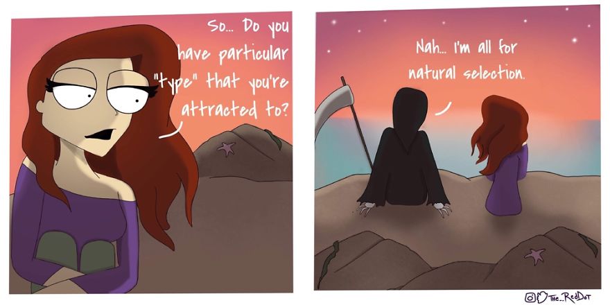 From Innuendo To Parodies To Dark Humor To The Relatable... I Turn Impropriety Into Web Comics