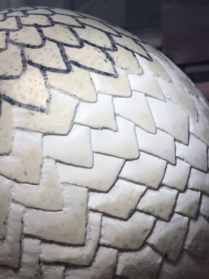 I Carved An Ostrich Egg Into A Game Of Thrones Dragon Egg Light