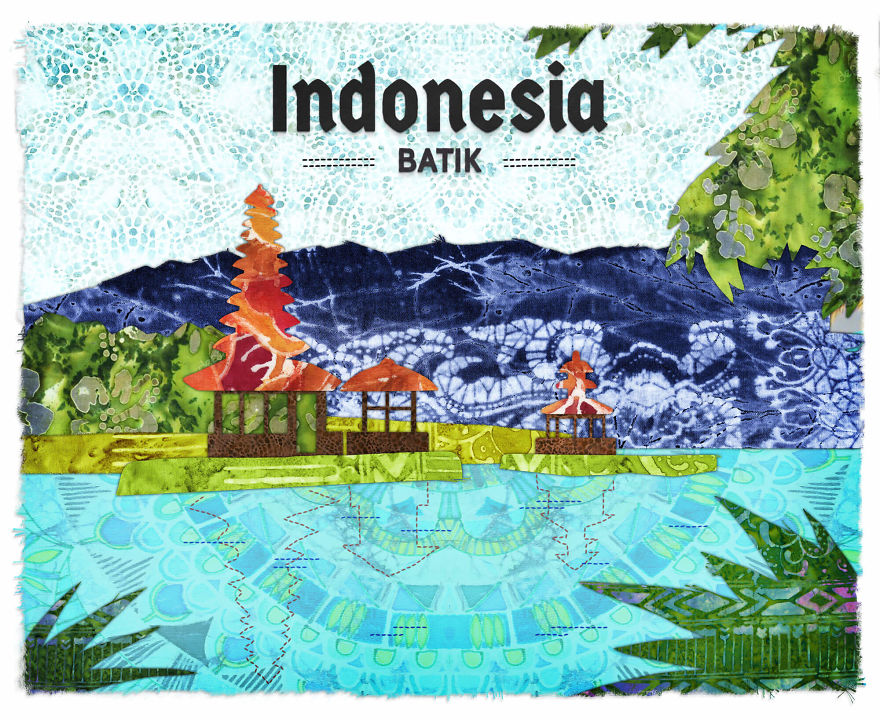 We Created Stunning Landscapes From The Unique Fabrics Made There