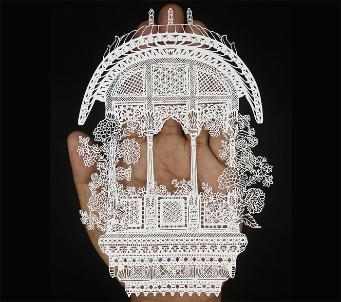 I’ve Been Experimenting With And Learning From Papercuts For More Than 6 Years, Here Are My 8 Cutouts Of Indian Havelis