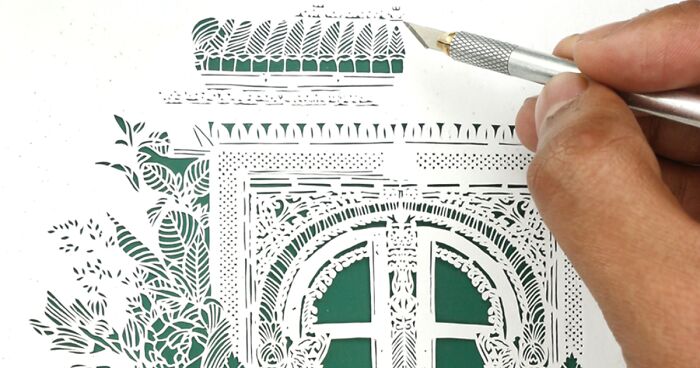 I’ve Been Experimenting With And Learning From Papercuts For More Than 6 Years, Here Are My 8 Cutouts Of Indian Havelis