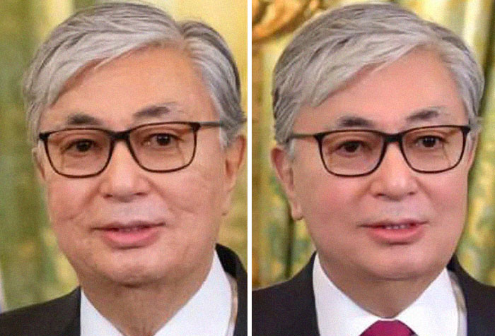 Kazakhstan Is Photoshopping Their Leader's Photos And They Are Not Even Trying To Be Subtle Kazakhstan Is Photoshopping Their Leader's Photos And They Are Not Even Trying To Be Subtle