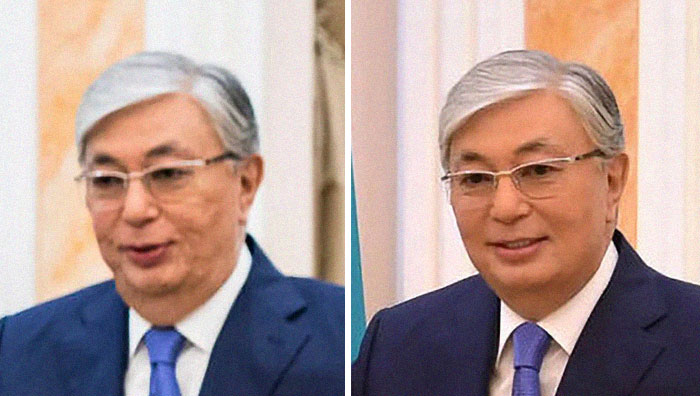 Kazakhstan Is Photoshopping Their Leader's Photos And They Are Not Even Trying To Be Subtle Kazakhstan Is Photoshopping Their Leader's Photos And They Are Not Even Trying To Be Subtle