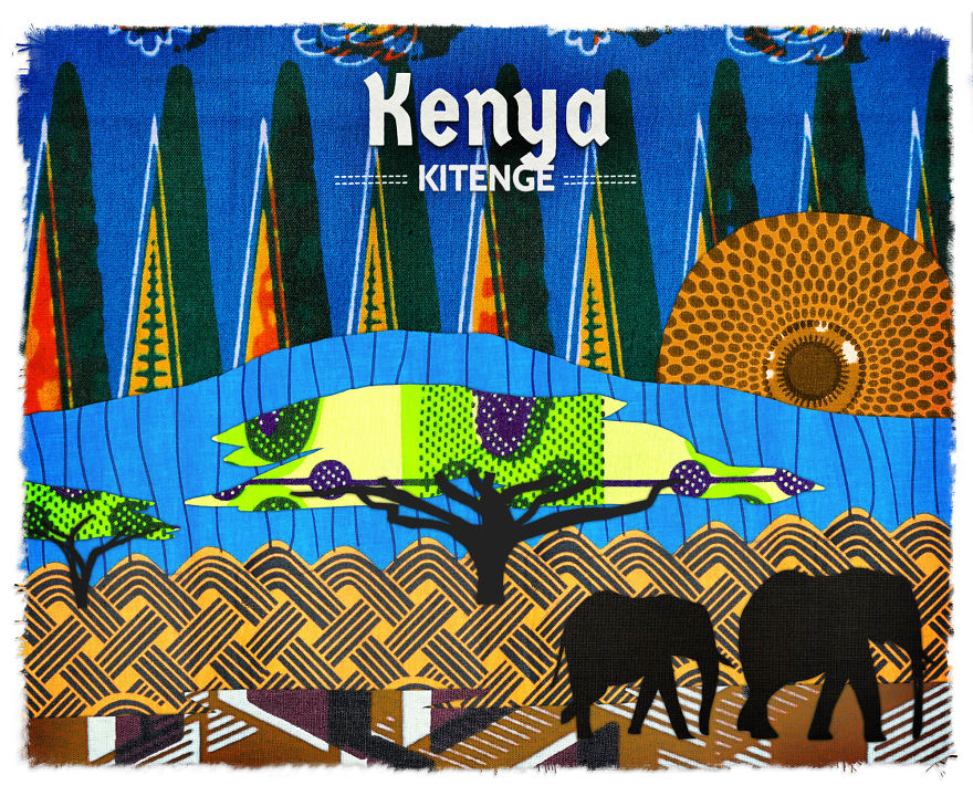 We Created Stunning Landscapes From The Unique Fabrics Made There We Created Stunning Landscapes From The Unique Fabrics Made There