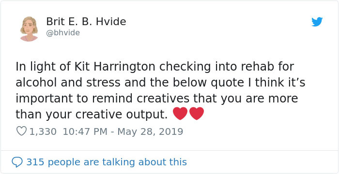 Someone Starts Making Fun Of Kit Harrington Checking Into Rehab, Gets Shut Down By Fans Someone Starts Making Fun Of Kit Harrington Checking Into Rehab, Gets Shut Down By Fans