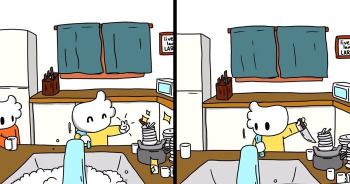 I’m An American Living In Germany Who Draws Funny Yet Dark Comics (New Pics)