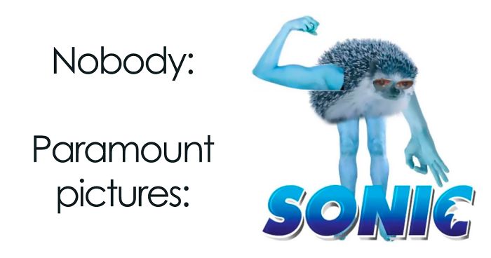 30 People That Roasted New Sonic Character Design So Bad, That The Creators Decide To Change Its Appearance