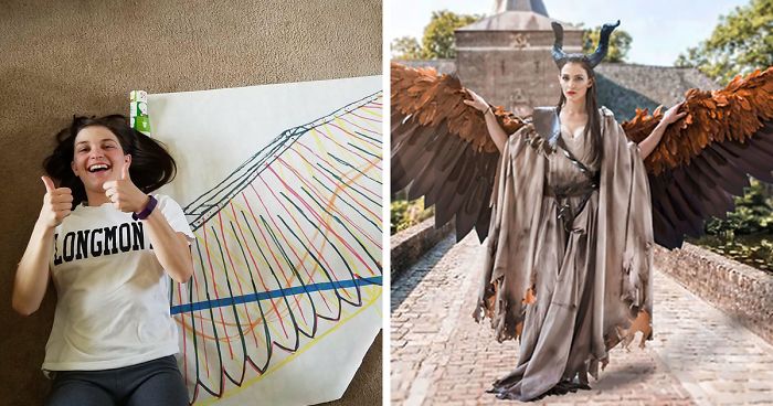 Cosplayer Creates Wings For Her Costume That She Can Move At Will