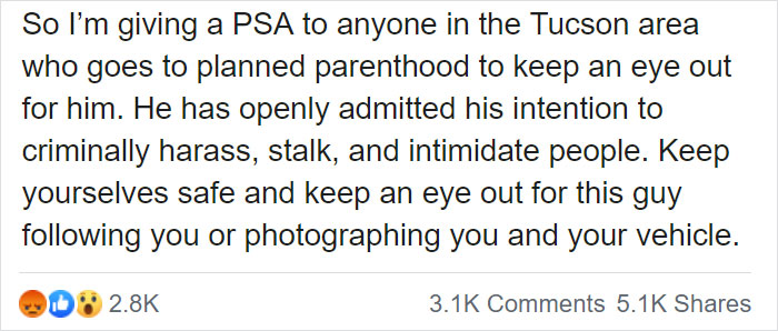 Guy Takes Pictures Of Car License Plates Outside Planned Parenthood To Later ‘Educate’ Women At Their Homes Guy Takes Pictures Of Car License Plates Outside Planned Parenthood To Later ‘Educate’ Women At Their Homes