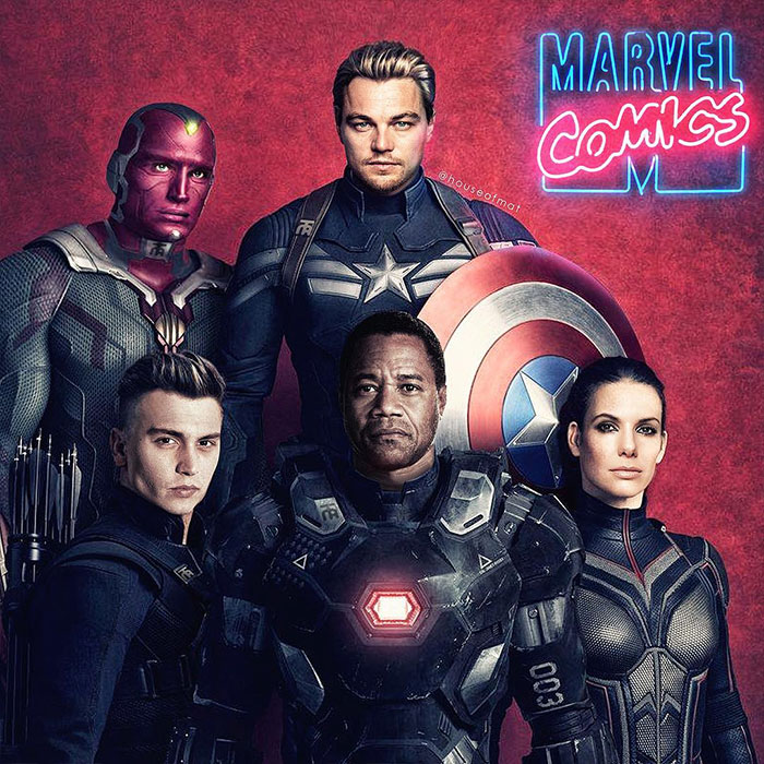 Artist Imagines What Avengers Cast Would Have Looked Like If It Was Made In The 90s Artist Imagines What Avengers Cast Would Have Looked Like If It Was Made In The 90s