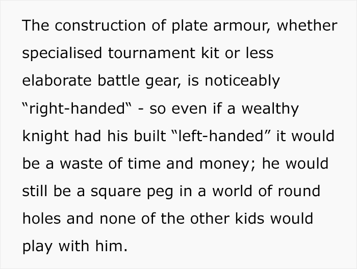 Someone Illustrates Why Stairs In Castles Were Spiral And Why Left-Handed Knights Were Physically Unable To Joust