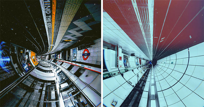 I Captured Spaceships In The London Tube By Turning My Phone Upside Down