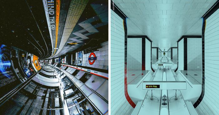 I Captured Spaceships In The London Tube By Turning My Phone Upside Down