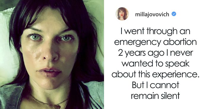 Milla Jovovich Shares Her 'Horrific' Abortion Story, Urges People To Resist New Laws In Georgia And Alabama