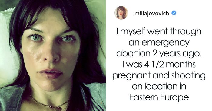 Milla Jovovich Shares Her ‘Horrific’ Abortion Story, Urges People To Resist New Laws In Georgia And Alabama