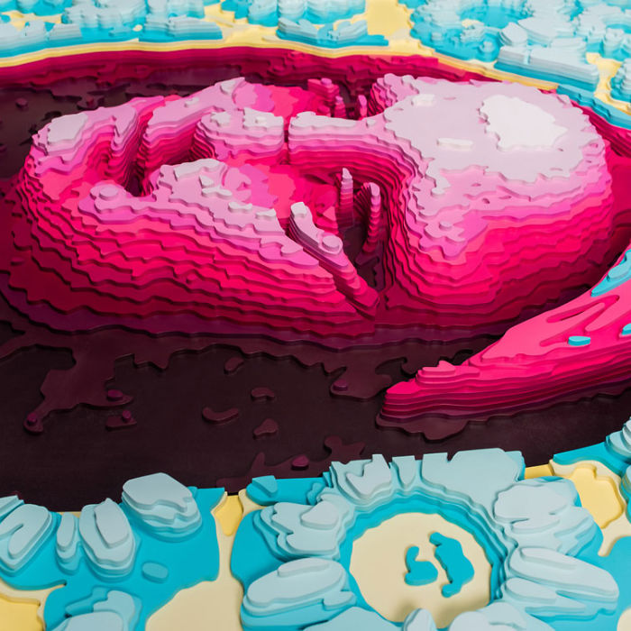 I Spent 5 Years Making These Topographic Sculptures, Each With Up To 2500 Individual Pieces