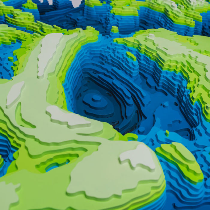 I Spent 5 Years Making These Topographic Sculptures, Each With Up To 2500 Individual Pieces