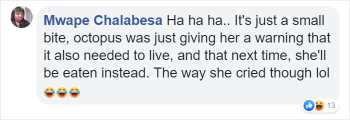 Octopus Attacks Woman That Tried To Eat It Alive