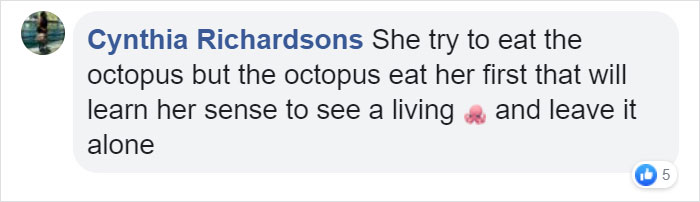 Octopus Attacks Woman That Tried To Eat It Alive