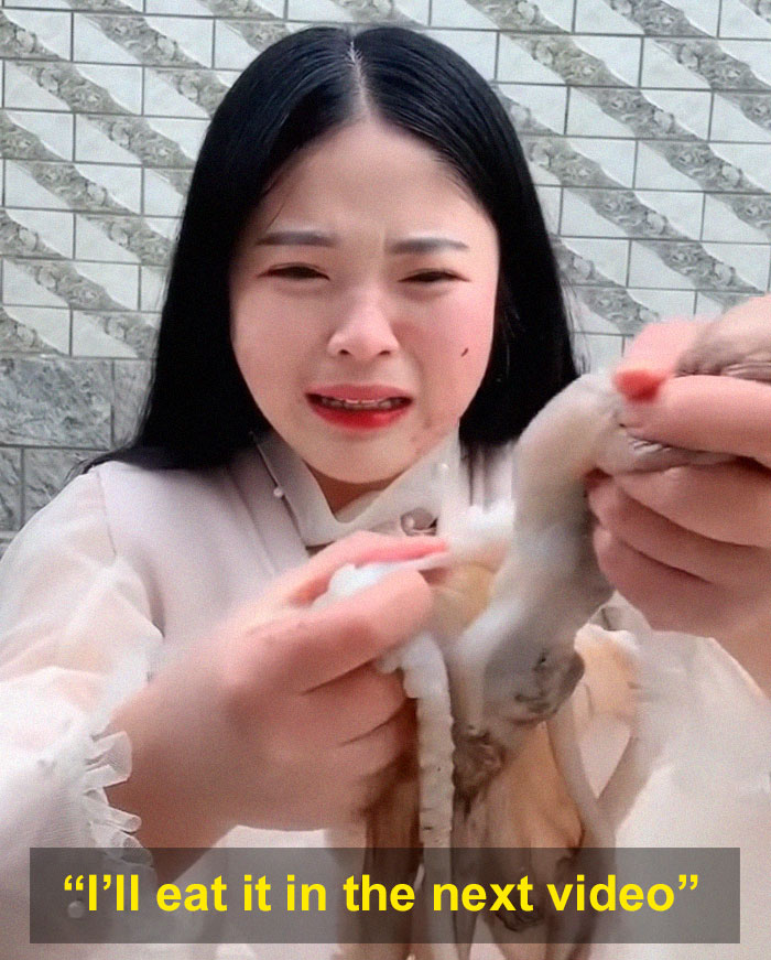 Octopus Attacks Woman That Tried To Eat It Alive