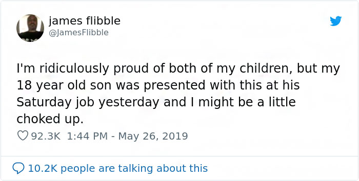 Father Is Stoked To Find A Review About His Son Taking Care Of An Autistic Child At Work Father Is Stoked To Find A Review About His Son Taking Care Of An Autistic Child At Work