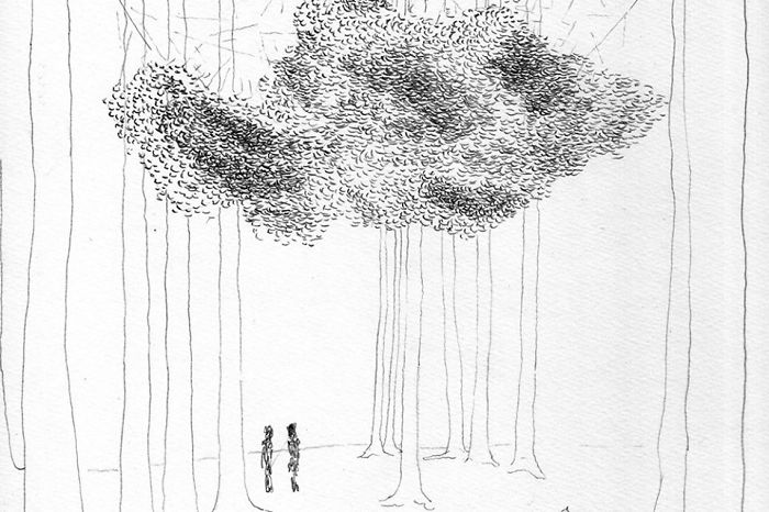 Rainwater 'Chandelier' Installation Can Collect Up To 800 Pounds Of Water Rainwater 'Chandelier' Installation Can Collect Up To 800 Pounds Of Water