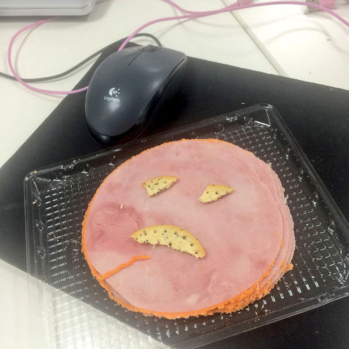 Sad Desk Lunch Is Sad