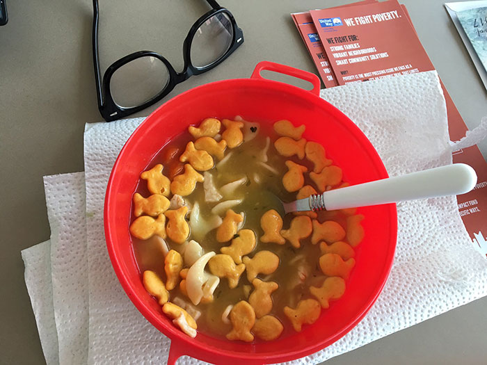 The Goldfish Give It That Extra Fancy Vibe