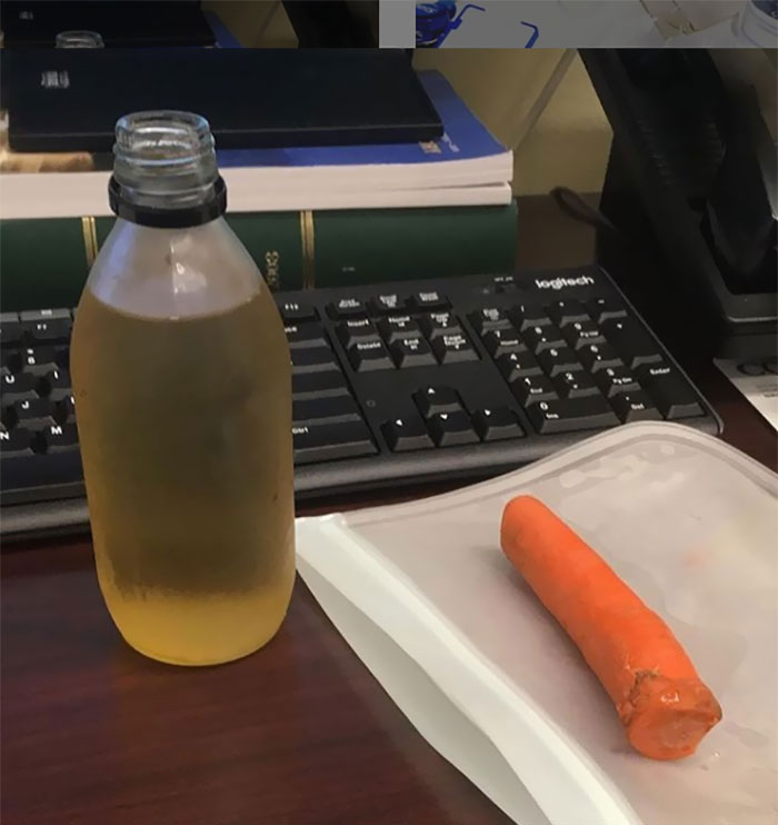 Big Ole Carrot And Shifty Looking Kombucha...