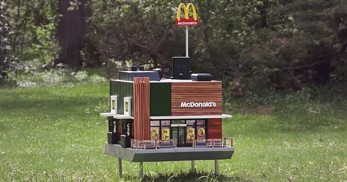 McDonalds Opens A Tiny Restaurant For Bees