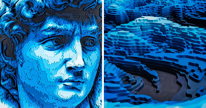 I Spent 5 Years Making These Topographic Sculptures, Each With Up To 2500 Individual Pieces