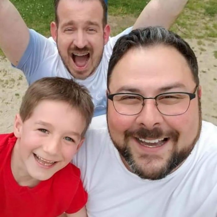 Dads Share A Heartwarming Picture Of Their First Day After Adopting A Son