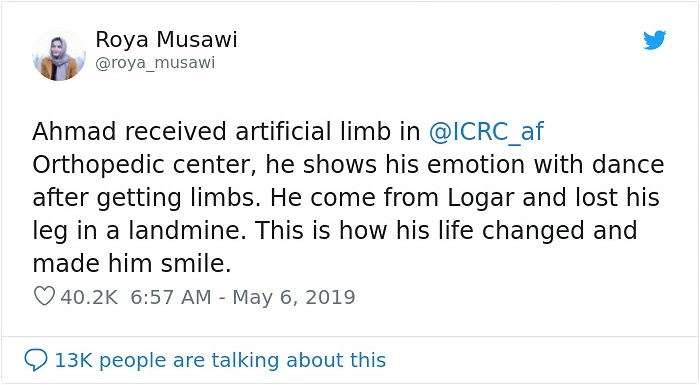 This 5-Year-Old Afghan Boy Dances With Joy After Getting A New Prosthetic Leg And Its Heartwarming