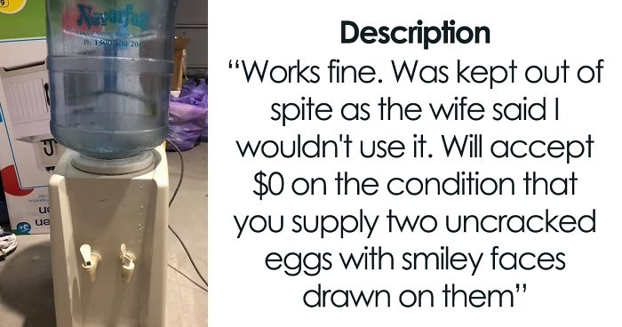 Guy Wants To Sell His Water Cooler In Exchange For Eggs, It Turns Into A Hilarious Bidding War