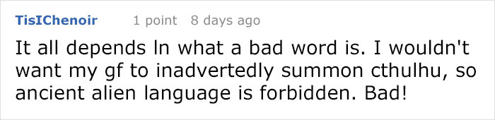 Guy Tweets That 'Women Shouldn't Say Bad Words', Gets Shut Down With Responses Guy Tweets That 'Women Shouldn't Say Bad Words', Gets Shut Down With Responses