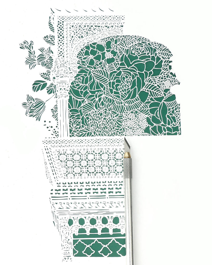 I’ve Been Experimenting With And Learning From Papercuts For More Than 6 Years, Here Are My 8 Cutouts Of Indian Havelis