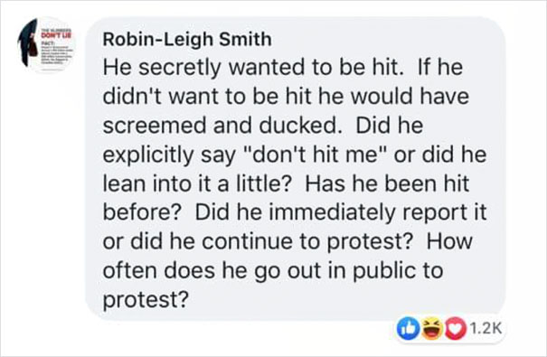 Preacher Carrying 'You Deserve To Be Raped' Sign Gets Hit With A Baseball Bat And The Comments Are Priceless Preacher Carrying 'You Deserve To Be Raped' Sign Gets Hit With A Baseball Bat And The Comments Are Priceless