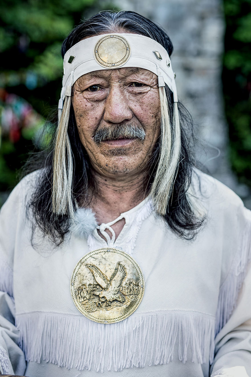 Sakha Shaman; Lena River, Sakha (Yakutia) Republic, North East Siberia