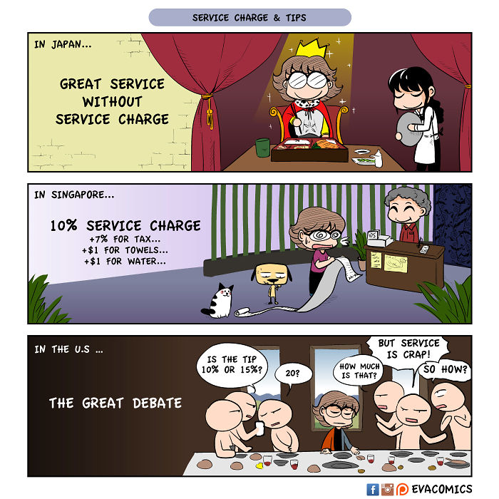 No Service Charge And Tips