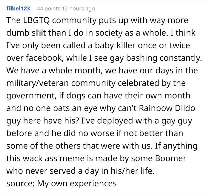Someone Uses Military As An Argument To Insult LGBTQ, Gets Shut Down With 16 Responses