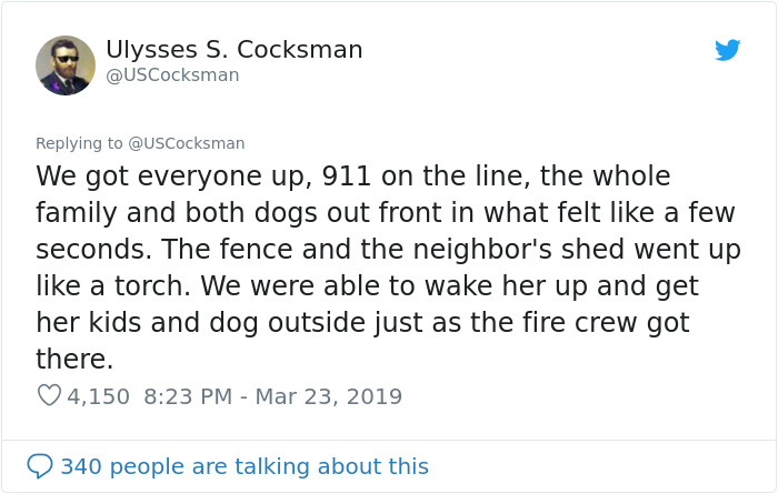 Man Shares A Heartwarming Story About How His Dog Saved His House From Burning Down Man Shares A Heartwarming Story About How His Dog Saved His House From Burning Down