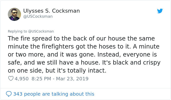Man Shares A Heartwarming Story About How His Dog Saved His House From Burning Down Man Shares A Heartwarming Story About How His Dog Saved His House From Burning Down