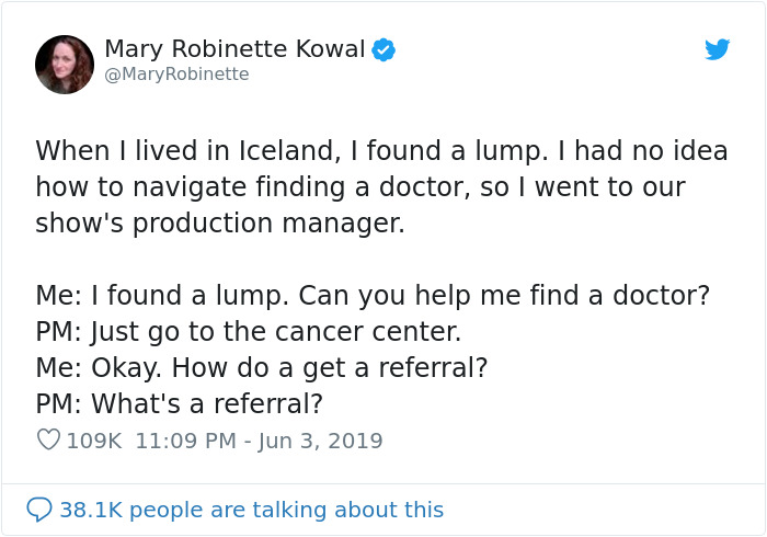 American Woman Finds A Lump While In Iceland, Shares How Awesome Their Healthcare Is Compared To The US American Woman Finds A Lump While In Iceland, Shares How Awesome Their Healthcare Is Compared To The US
