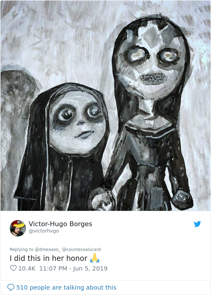 3-Year-Old Picks 'The Nun' Movie As Her Theme For The Party, Gets A Response From The Main Actress