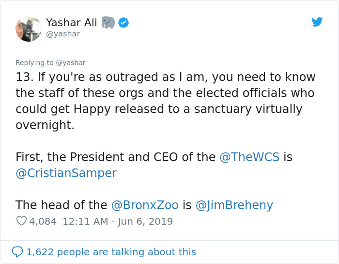 People Are Trying To Convince The Bronx Zoo To Release Happy The Elephant And This Thread Explains Why