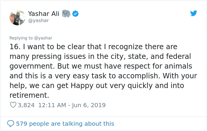 People Are Trying To Convince The Bronx Zoo To Release Happy The Elephant And This Thread Explains Why People Are Trying To Convince The Bronx Zoo To Release Happy The Elephant And This Thread Explains Why