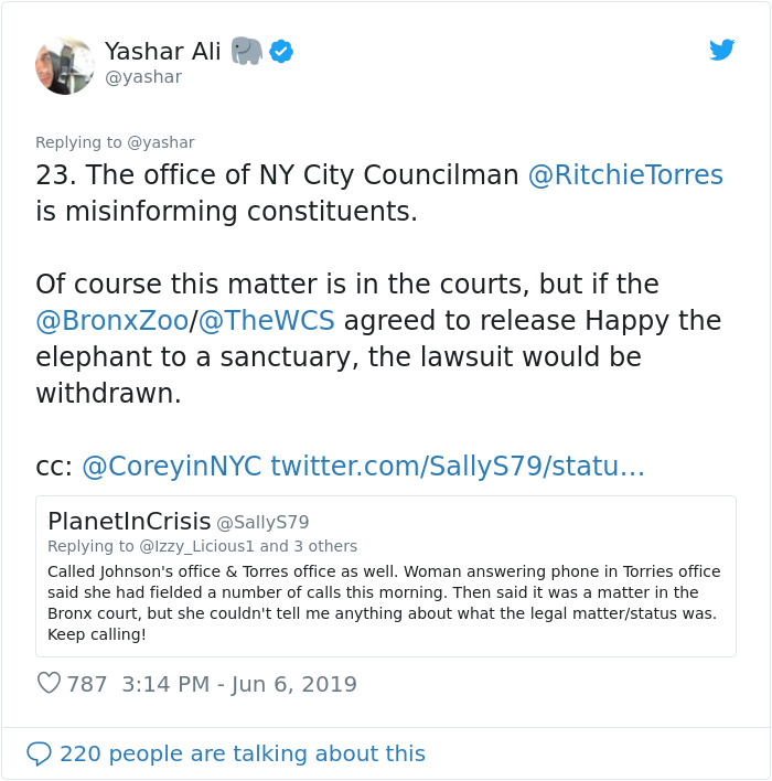 People Are Trying To Convince The Bronx Zoo To Release Happy The Elephant And This Thread Explains Why